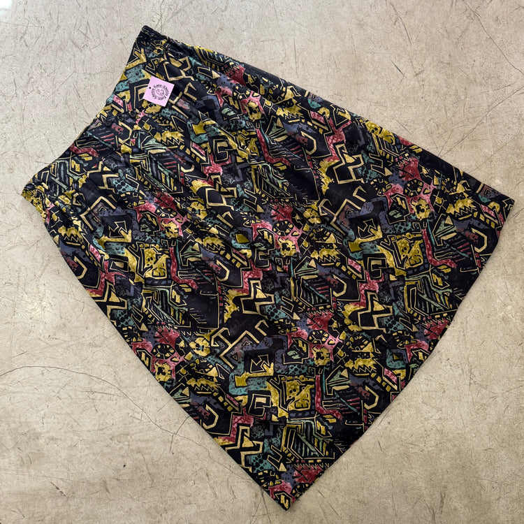 FALDA BLACK PRINT GEOMETRIC