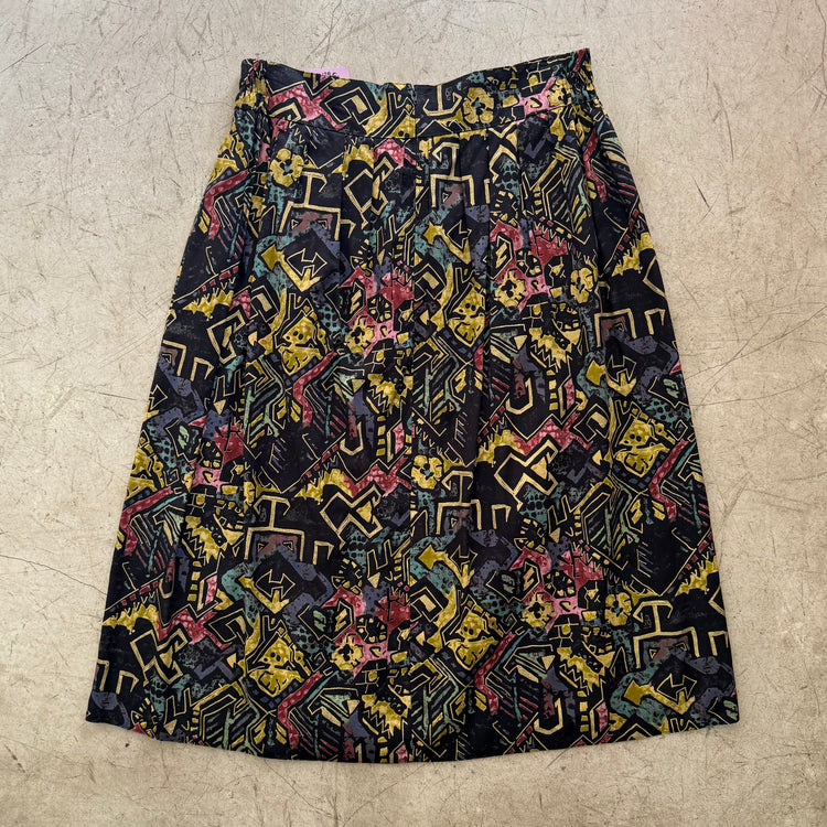 FALDA BLACK PRINT GEOMETRIC