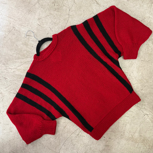 JERSEY RED BLACK HANDMADE