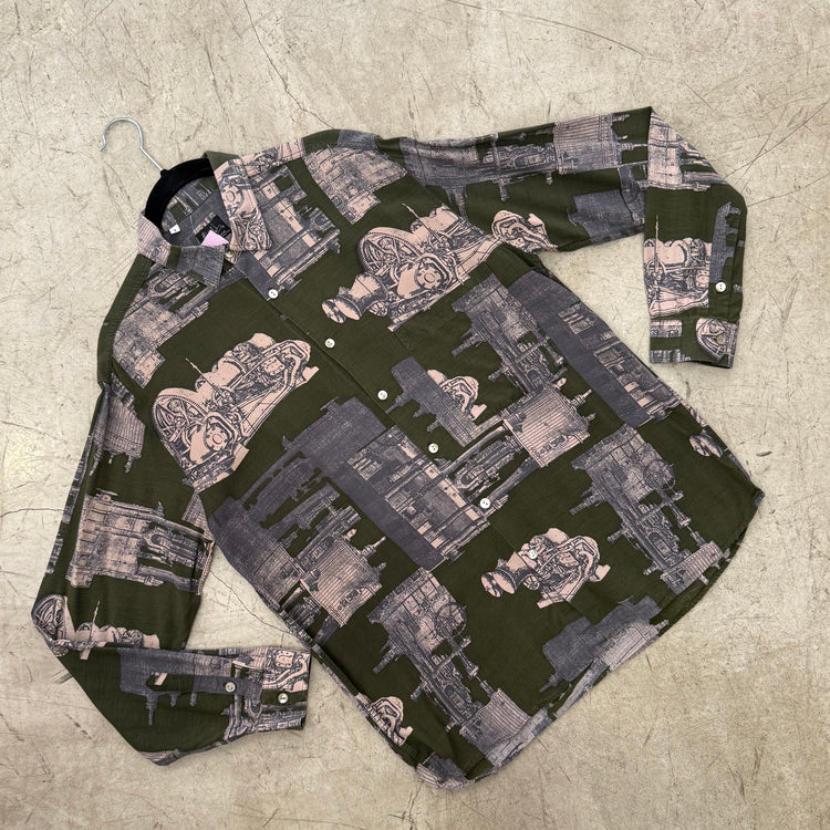 CAMISA GREEN PRINT ALDO VALENTI