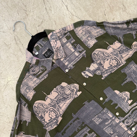 CAMISA GREEN PRINT ALDO VALENTI