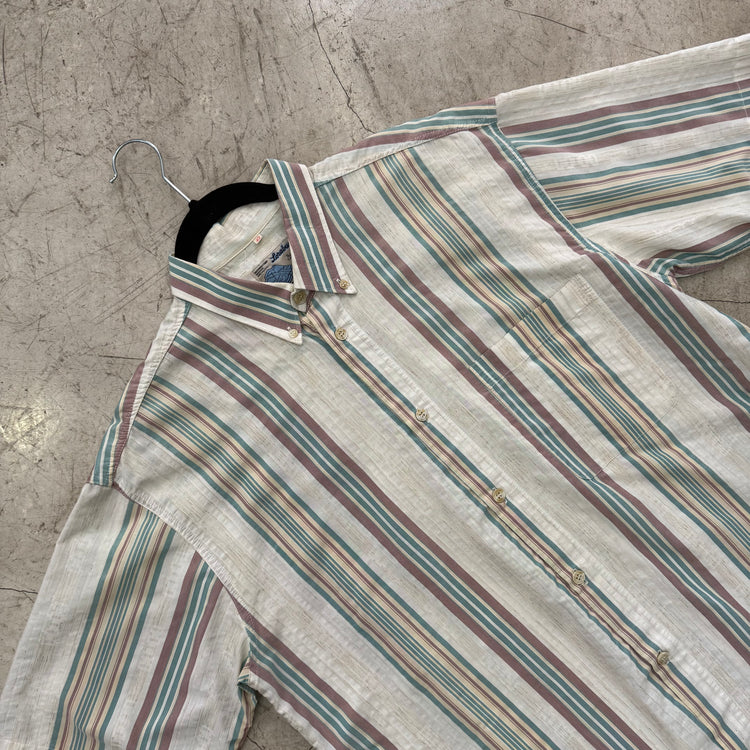 CAMISA BEIGE RAYAS LORABUONA