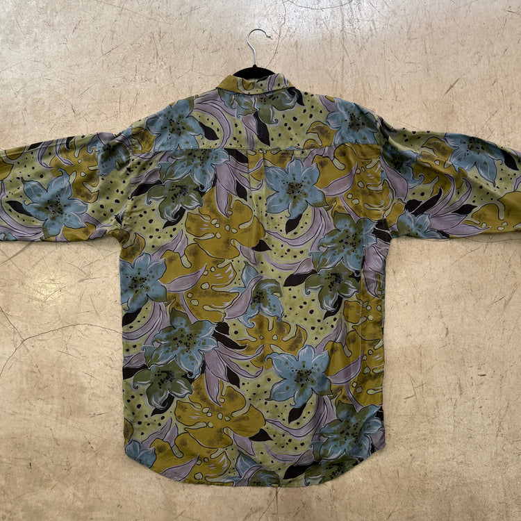 CAMISA SEDA PRINT MULTICOLOR