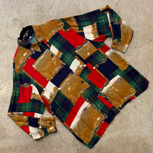 CAMISA CUADROS MULTICOLOR BAROQUE