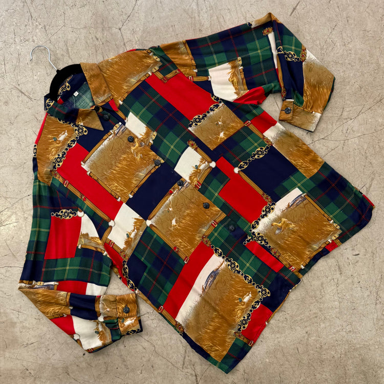 CAMISA CUADROS MULTICOLOR BAROQUE