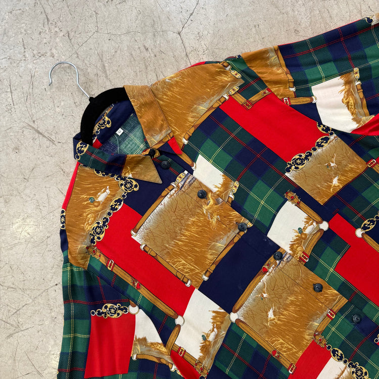 CAMISA CUADROS MULTICOLOR BAROQUE