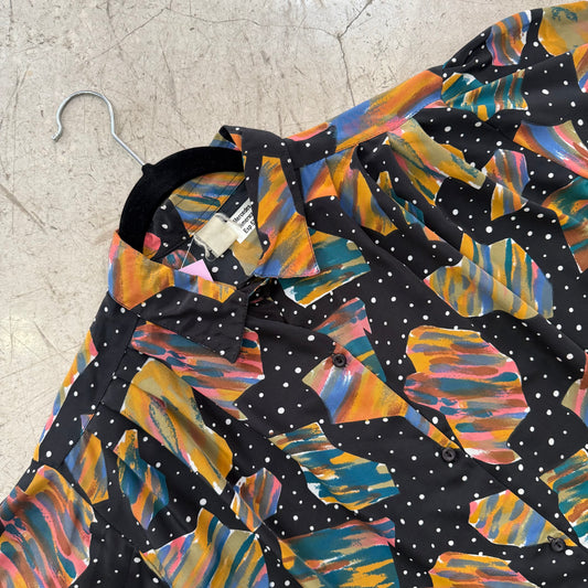 CAMISA BLACK PRINT MULTICOLOR