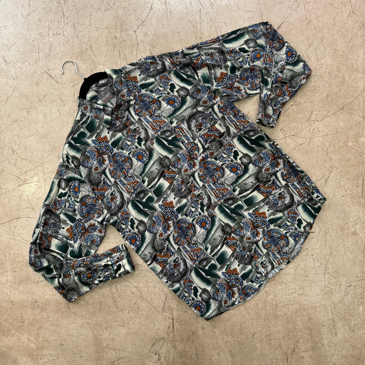 CAMISA GREEN PRINT TOOTAL