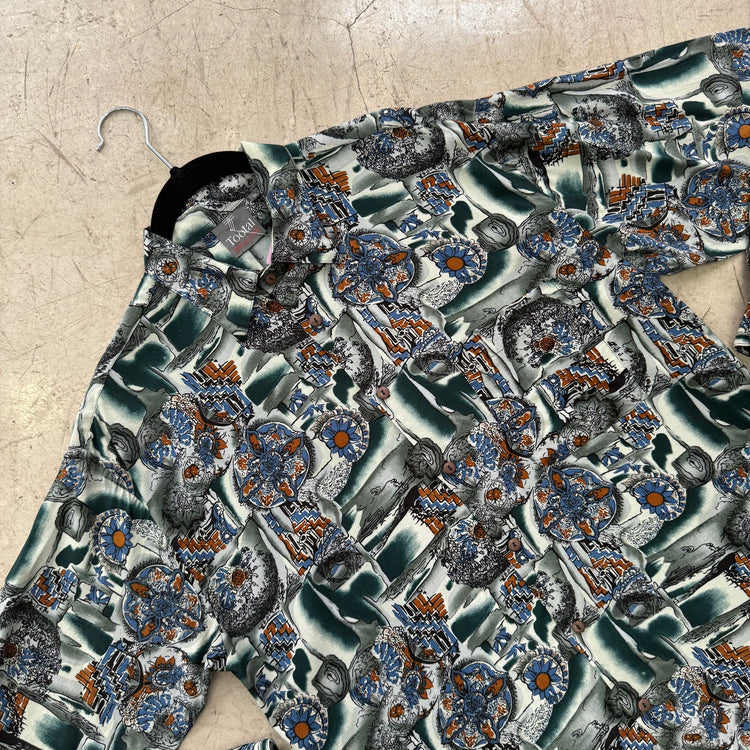 CAMISA GREEN PRINT TOOTAL