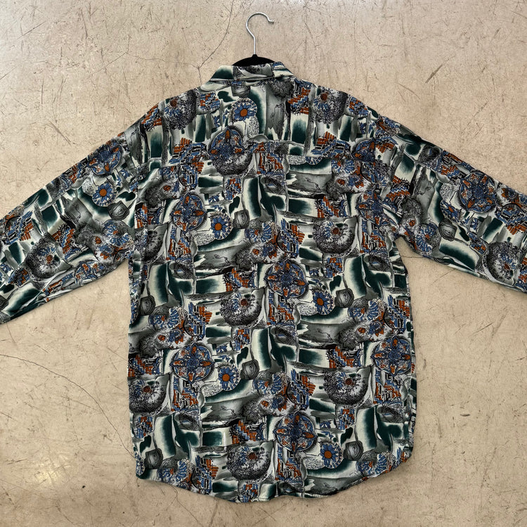 CAMISA GREEN PRINT TOOTAL