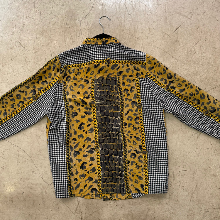 CAMISA BAROQUE LEOPARDO PATA GALLO