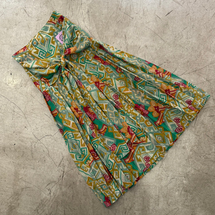 FALDA GREEN PRINT BOCETTO