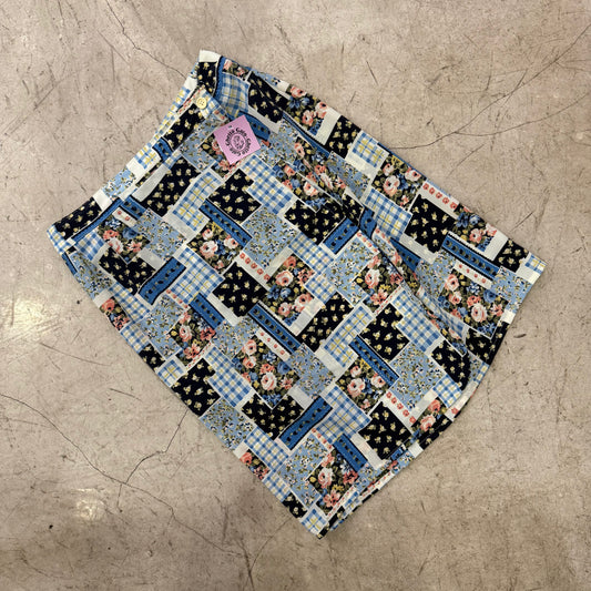 FALDA BLUE FLORAL PAREO