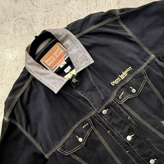 CAZADORA VAQUERA DIESEL CUELLO PIEL