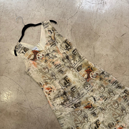 VESTIDO YELLOW LETTERS ROCHELLE