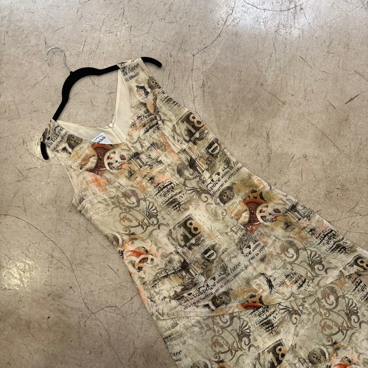 VESTIDO YELLOW LETTERS ROCHELLE