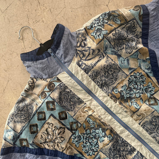 CRAZY JACKET BLUE PRINT FRONTIER