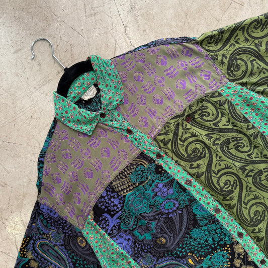 CAMISA GREEN PRINT FRAGILE