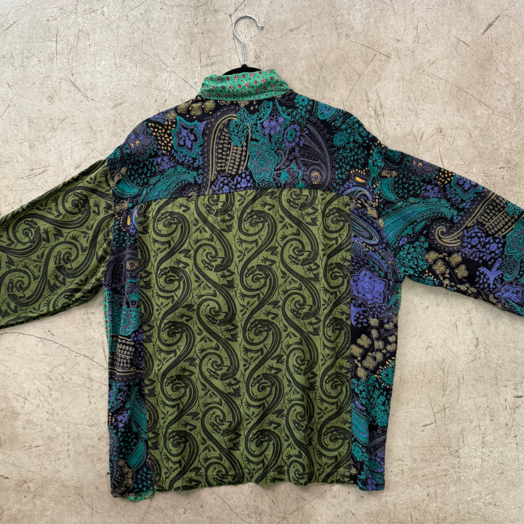 CAMISA GREEN PRINT FRAGILE