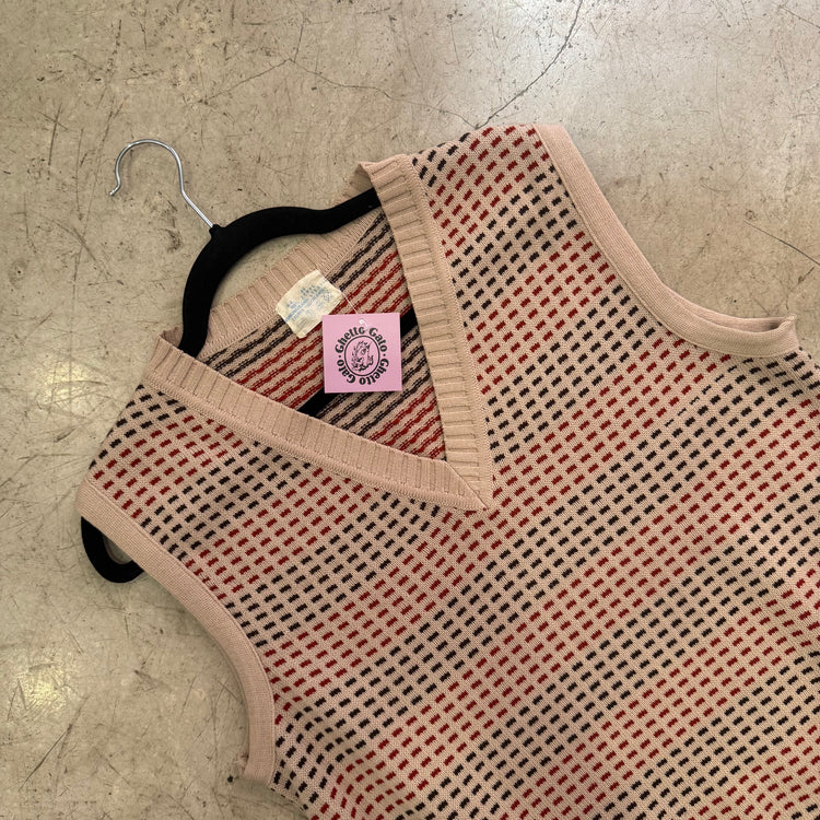 CHALECO JERSEY BEIGE 70s