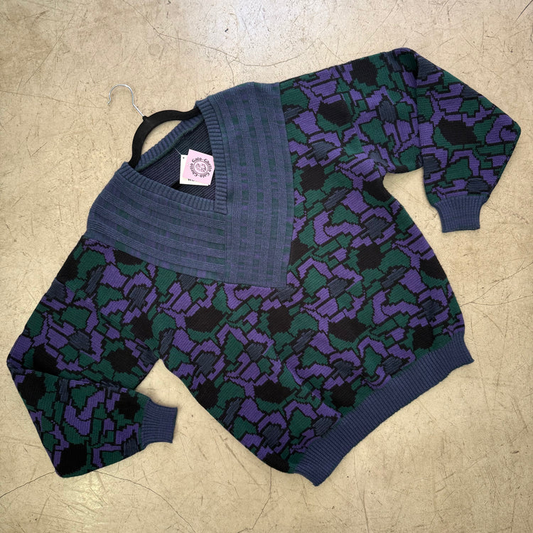 JERSEY PURPLE BLACK GREEN
