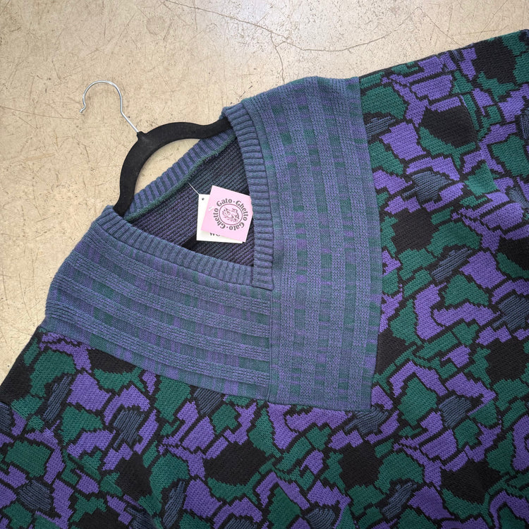 JERSEY PURPLE BLACK GREEN