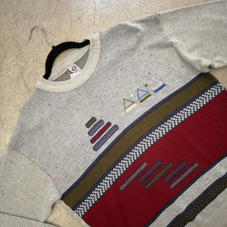 JERSEY GREY PRINT TRIANGULOS CANDA