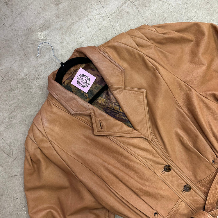 PERFECT CAMEL SKIN BOMBER