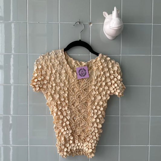 TOP CAMISETA POPCORN VAINILLA