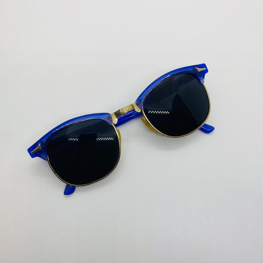 DUNKELBLAUE RAHMENBRILLE