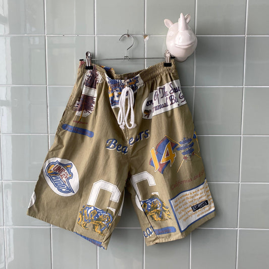 BAÑADOR BEIGE PRINT