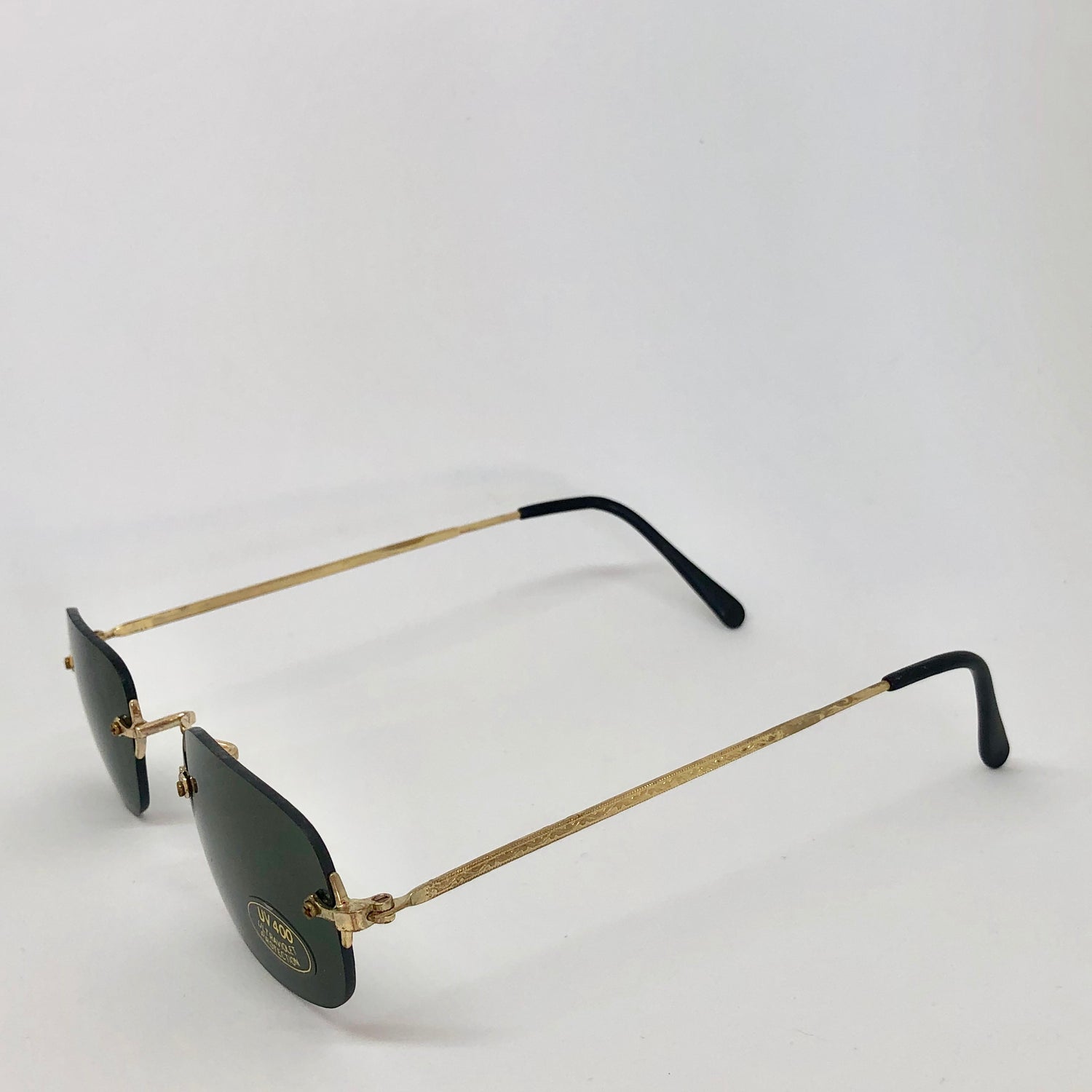 GAFAS 90s GOLD AIRE - Ghetto Gato Vintage Alicante Ropa