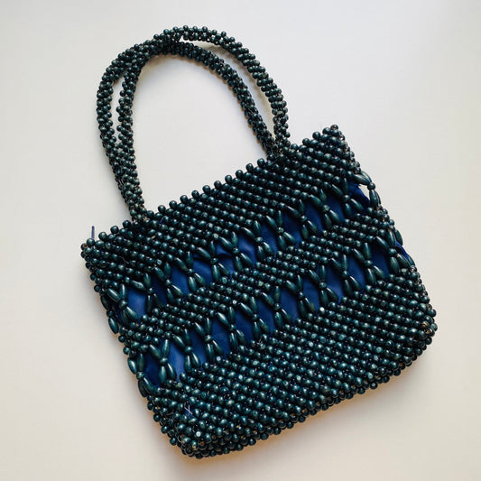 WOODEN PEARL BAG