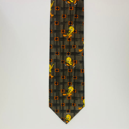 TIE TIE BROWN ORANGE