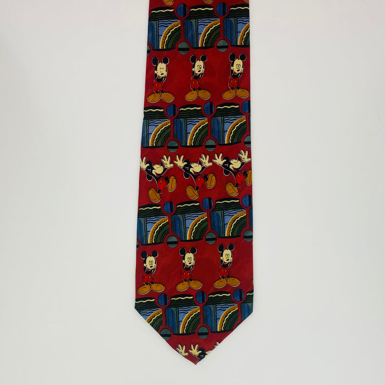 MICKEY MOUSE RED TIE