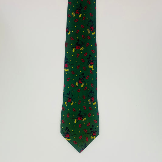 MICKEY MOUSE GREEN TIE