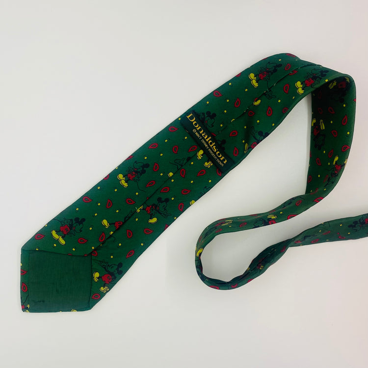 MICKEY MOUSE GREEN TIE
