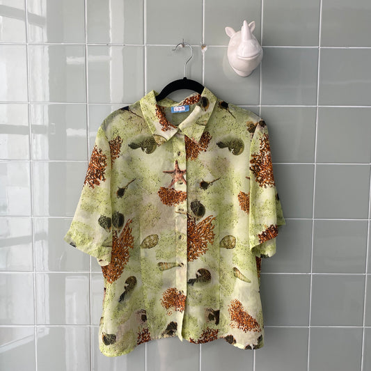 CAMISA CARACOLAS - Ghetto Gato Vintage Alicante Ropa