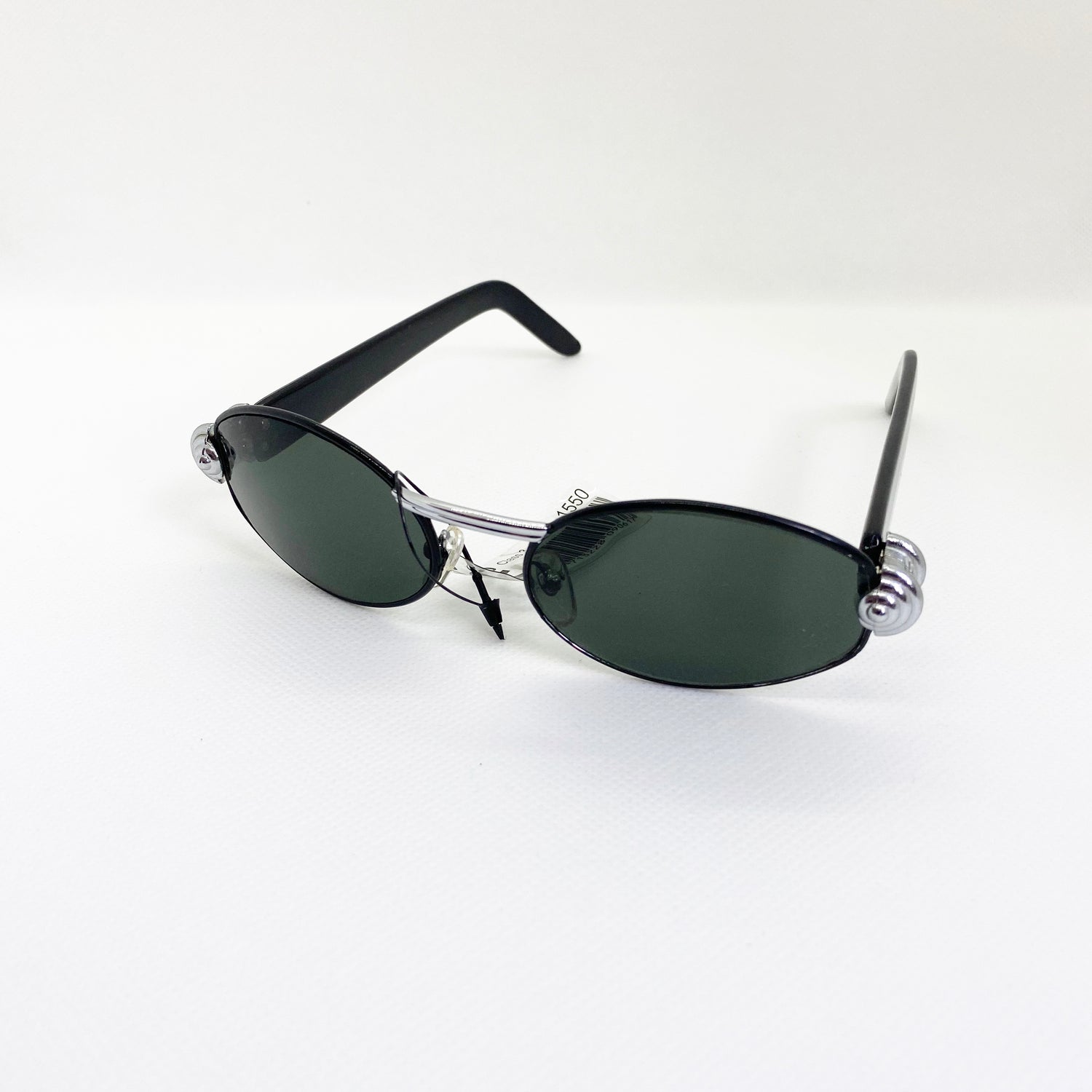GAFAS 90s BLACK SILVER - Ghetto Gato Vintage Alicante Ropa