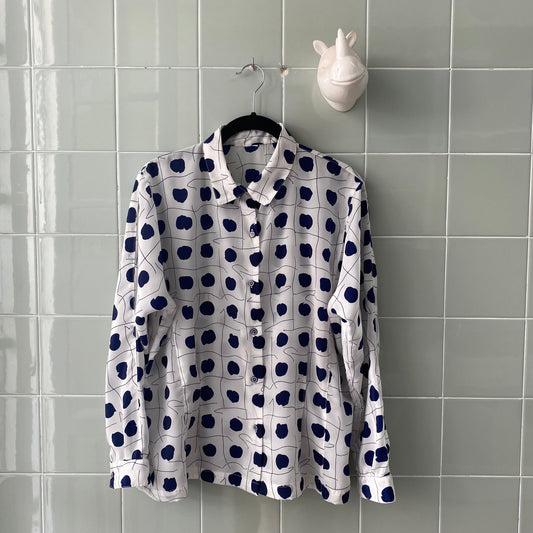 CAMISA MARINO WHITE PRINT