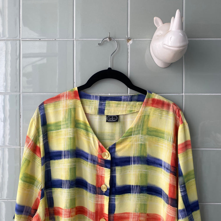 MULTICOLOR CHECKED SHIRT